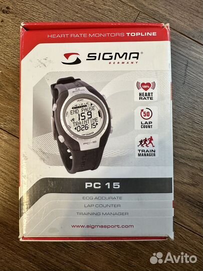 Пульсометр часы sigma PC 15