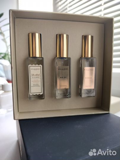 Духи женские Cerruti и Atelier Rebul