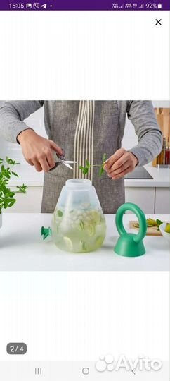 Лимонадник с краном Икеа