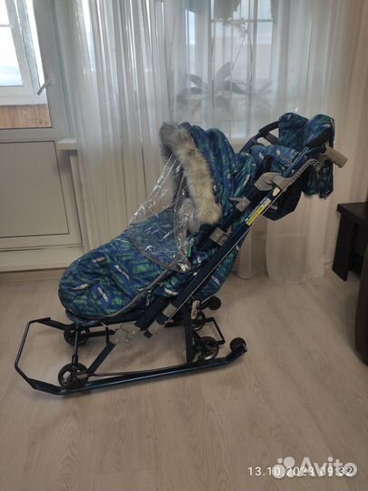 Санки коляска ника sport 7-8s