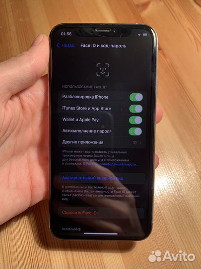 iPhone xs 256 gb silver
