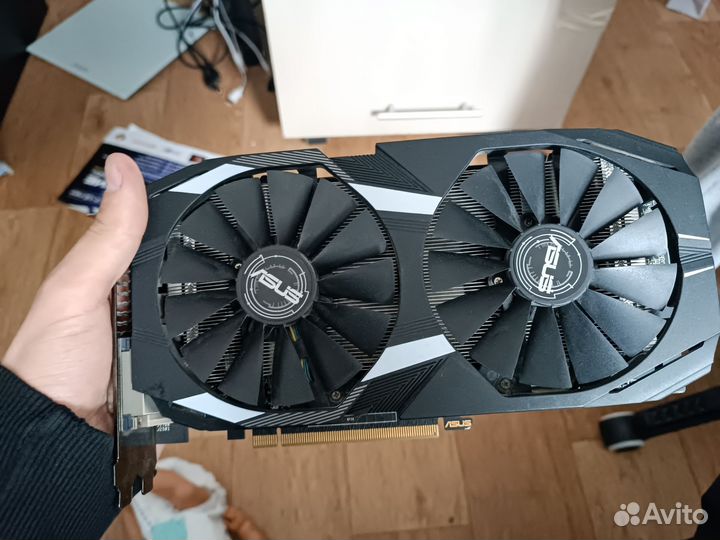 Видеокарта rx580 8gb asus