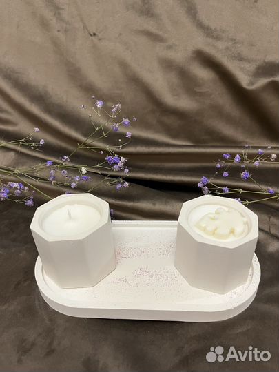 Соевые арома свечи и саше ручной работы