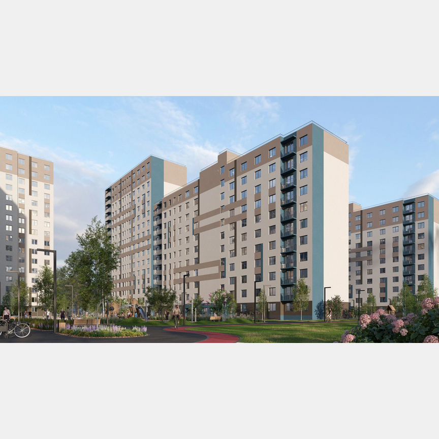 1-к. квартира, 30,9 м², 10/16 эт.