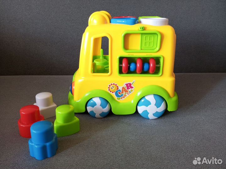 Сортер машина развивающая игрушка