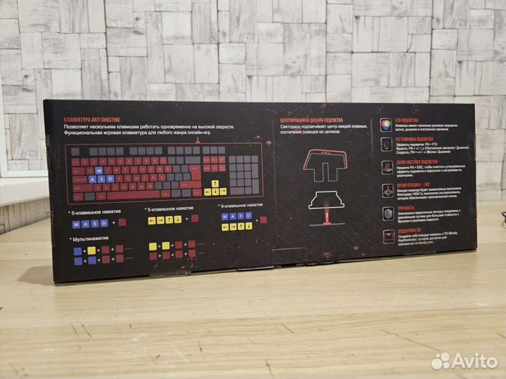 Игровая клавиатура A4Tech Bloody B160N