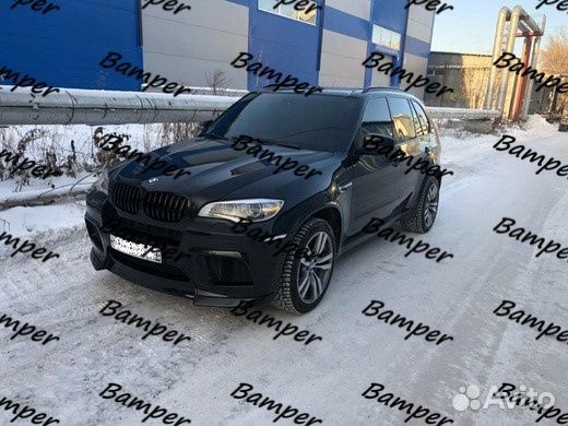 Юбка vorsteiner для М бампера BMW Х5 E70