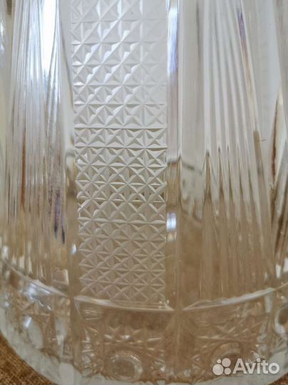 Ваза большая хрустальная 60-70 гг СССР