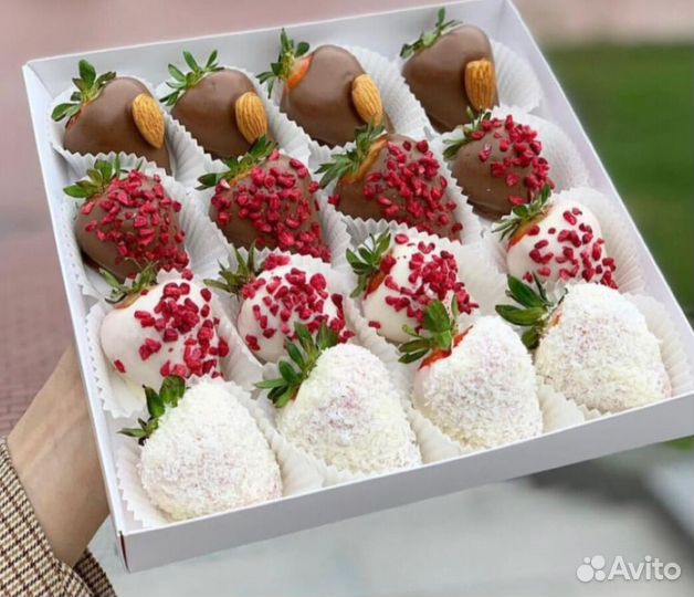 Клубника в шоколаде бокс