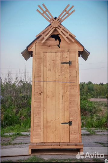 Уличный туалет деревянный TVP575