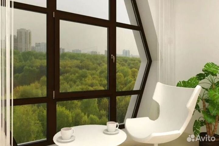 Окна пластиковые любых размеров и форм