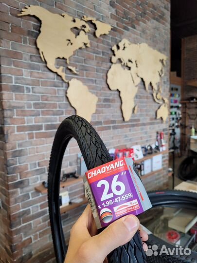 Велосипедная покрышка Chaoyang антипрокол 5мм