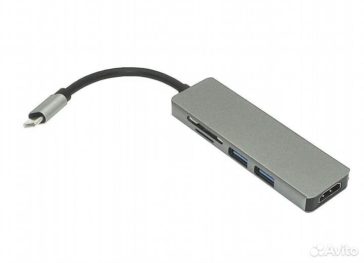 Type C на hdmi USB 3.0*2 + SD/TF