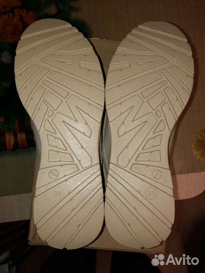 Женские ботинки, из натуральной кожи