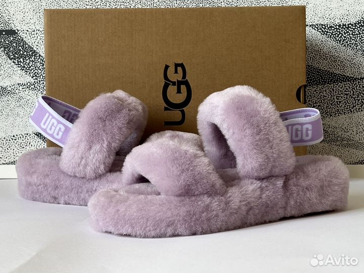 Меховые тапочки UGG Oh Yeah Slide женские угги