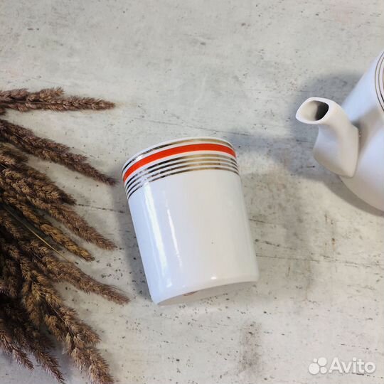 Чайник вербилки стакан Пролетарий фарфор СССР