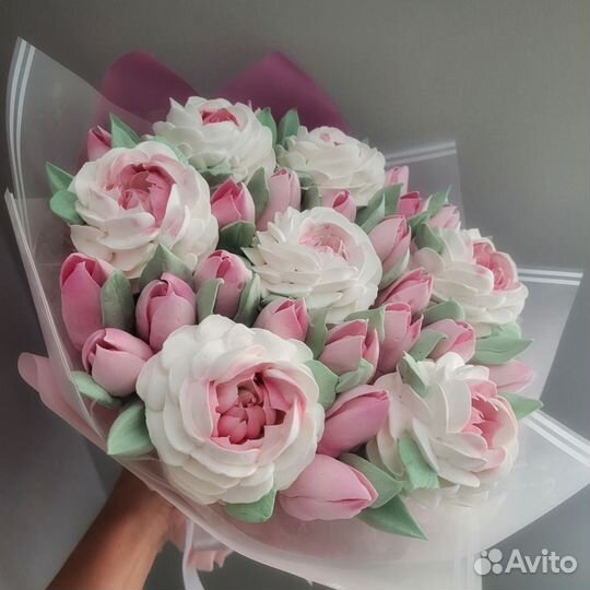 Букет из зефира