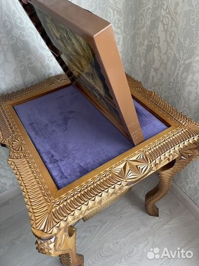 Шахматный стол ручной работы