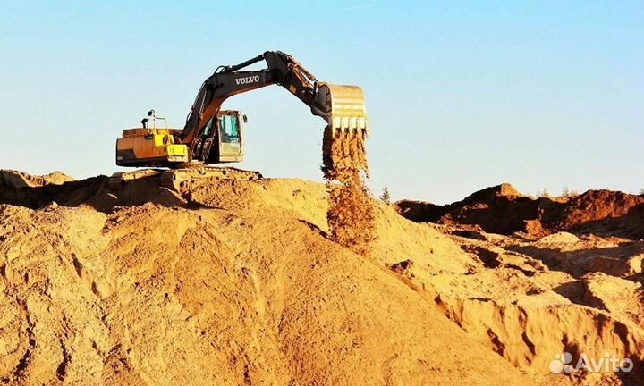 Песок карьерный Доставка