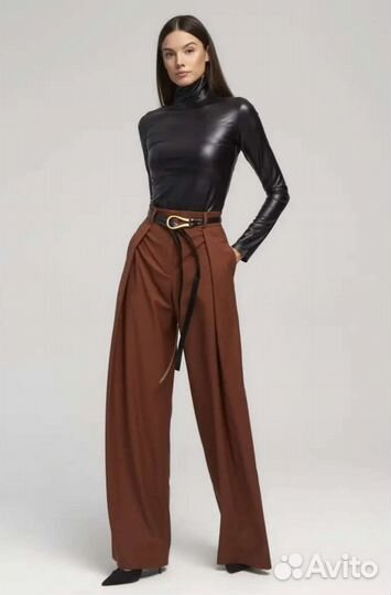 Брюки палаццо, новые, 46 размер