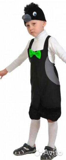 Новогодний костюм дятла/ снегиря/ вороненка