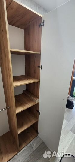 Шкаф распашной комбинированный со штангами