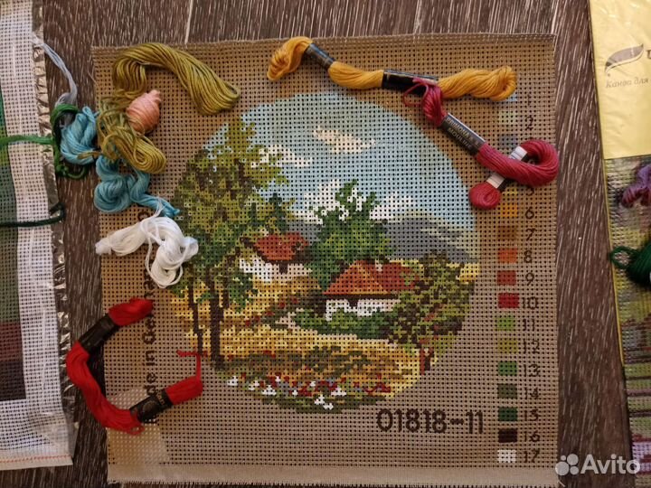 Вышивка крестом остатки наборов