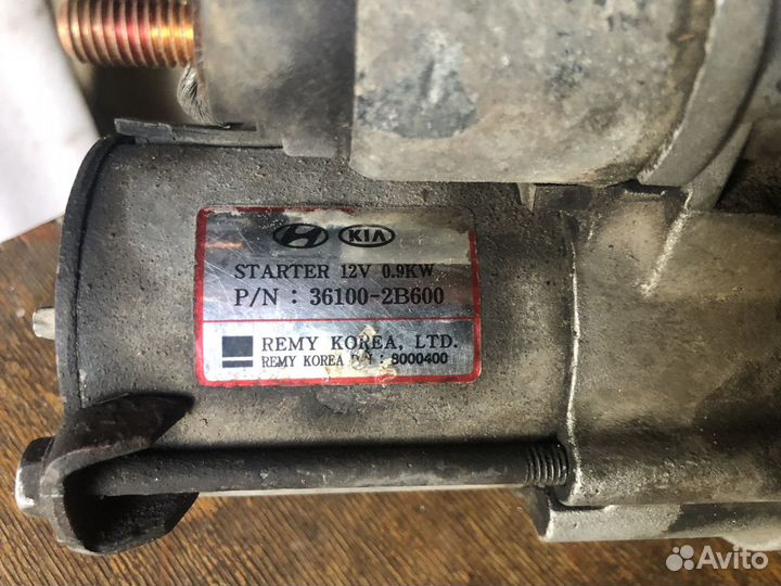 Стартер Hyundai Solaris, Kia Rio