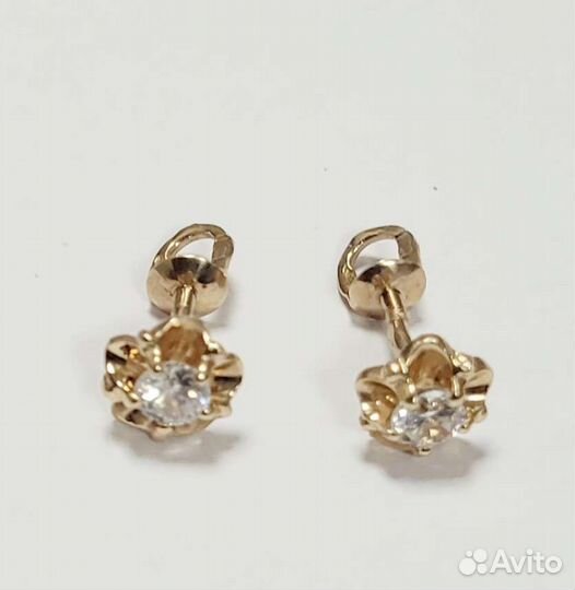 Серьги Золото 585пробы