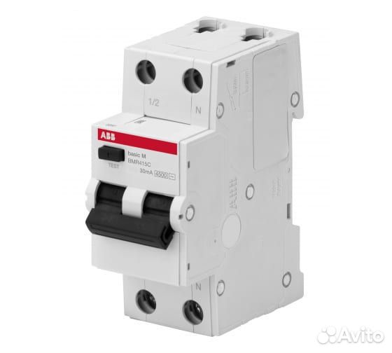 Диф.автомат BMR415 1Р+N 40A 30mA хар. C авв