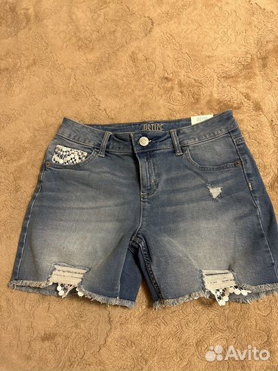 Шорты на девочку justice 16-18 новые