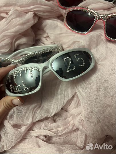 Очки со стразами