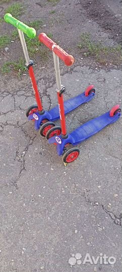 2 Самоката детских и машинка
