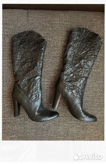 Новые сапоги Petrini 37,5 38 кожаные Италия