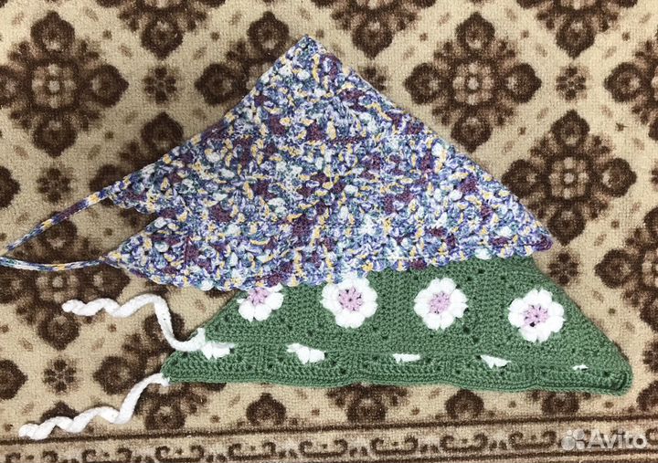 Вязаная косынка