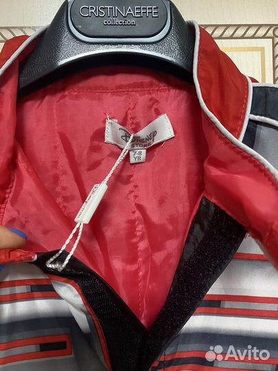 Костюм молни mcqueen 7-8 лет