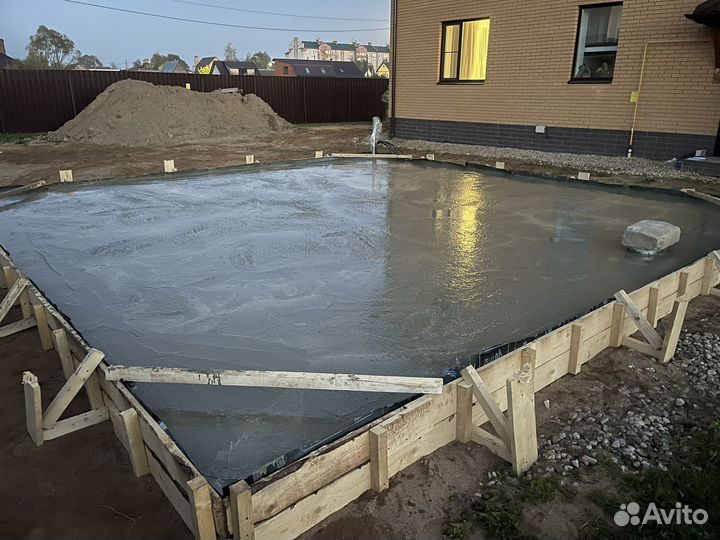 Работы по фундаменту