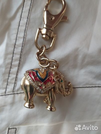 Брелок для ключей или сумки, очень красивый, слон
