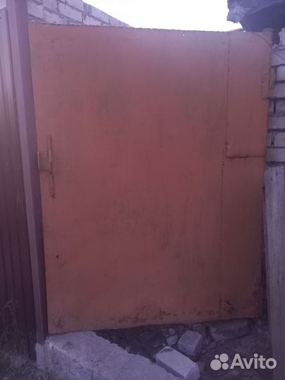 Ворота гаражные металлические бу