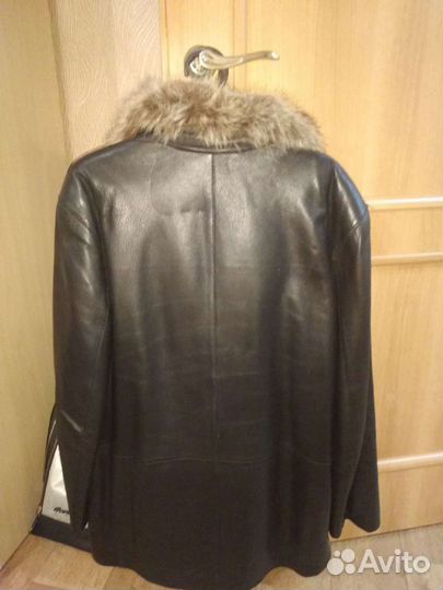 Дубленка натуральная мужская размер 56-58