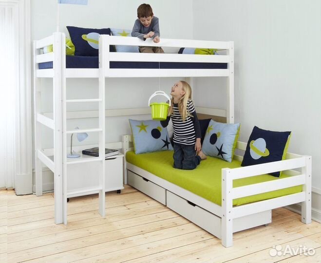 Кровать чердак