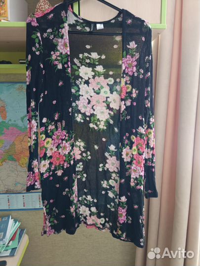 Костюм вязаный и кардиган летний