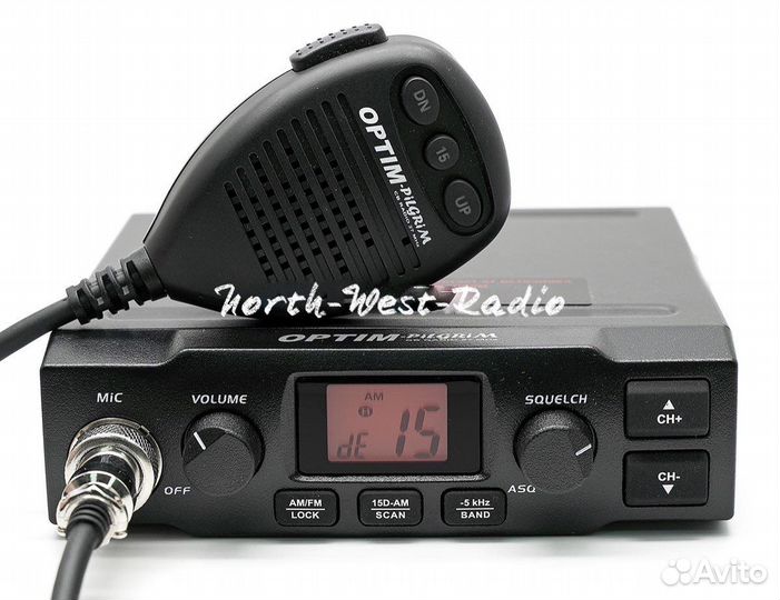Рация Optim Pilgrim 12/24 с черными кнопками