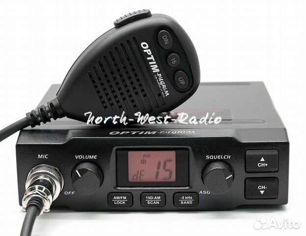 Рация Optim Pilgrim 12/24 с черными кнопками