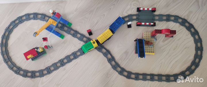 Lego duplo железная дорога 5609 поезд