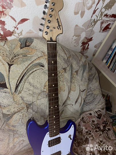 Электро гитара Fender mustang с комбиком