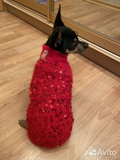 Свитер для собаки из пуха норки