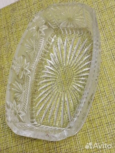 Салатник хрустальный