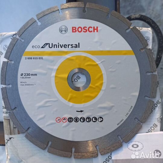 Алмазный диск bosch 230 Universal