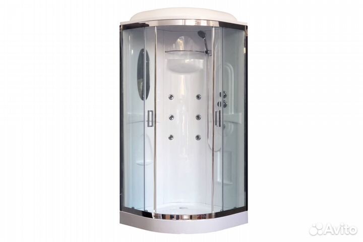 Душевая кабина Royal Bath RB90HK2-T-CH-EL 90x90 пр